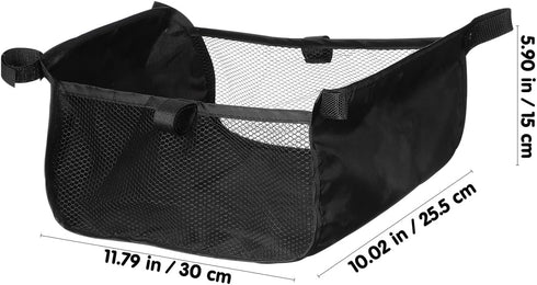 TOYANDONA Stroller Storage Bag Versatile Organizer for Diapers Towels Shopping Items Bottom Basket Replacement