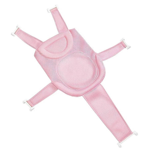 Adjustable Baby Bath Tube Support Mesh Net, Soft Breathable Shower Pad, Anti-Slip Bathtub Seat for 0-18 Months