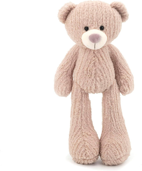 18" Pink Bear Stuffed Animal for Boys and Girls, Soft Adorable Plush Toys for Newborn Babies, Great Birthday Gifts