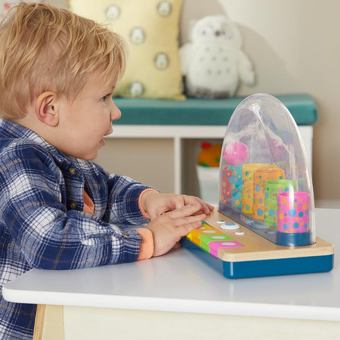 Playskool Little Wonders Pop-A-Tune - Colorful Tubes & Keys Teach Cause & Effect, Silly Sounds for 12 Months+