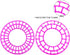 1.0 Silicone Tire Inserts for RC TRX4M SCX24 FCX24 Ax24 1/18 1/24 Crawler Wheels Foam Fill Kit, OD 58-63mm (Pink)