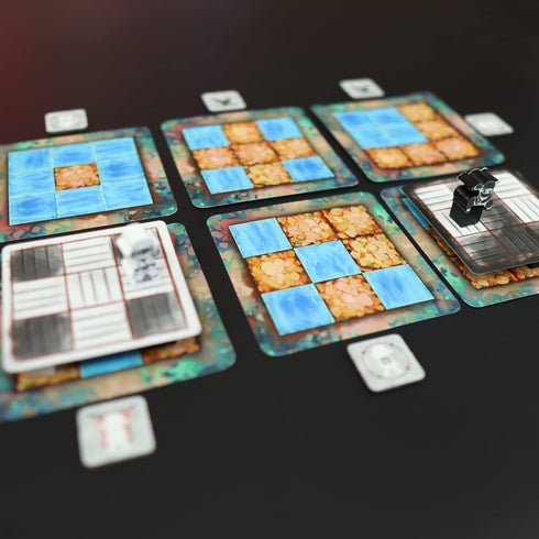 CardLords Floating Floors - A 3D Tactical Game of Balance & Cunning for 2-4 Players, Ages 12+