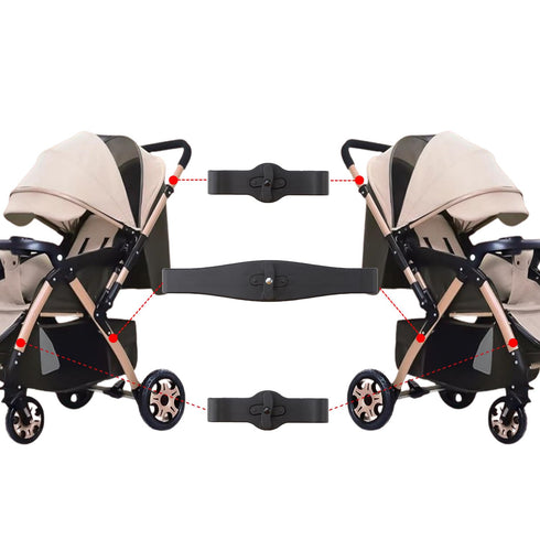 Ragyzity Twin Strollers Connector 2 in 1 for YOYO Strollers Pushchair, Accessories Pram Twins Coupler Bush