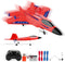 Red RC Plane for Kids Upgrade F-22 Raptor Fighter RC Airplane Remote