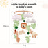 Pack Safari Baby Mobile, Jungle Mobile for Crib, Crib Mobile for Boys and Girls, Nursery Mobile for Bassinet