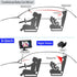 B-Qtech 1080P 360 Baby Car Camera Monitor Night Vision HD Easy to Install Rotating Car Baby Cameras for Back Seat Rear