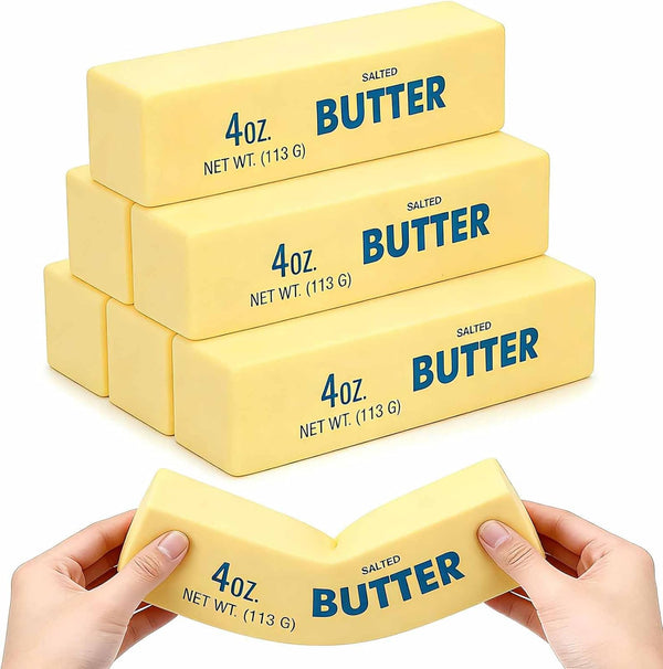 6Pcs Slow Rising Butter Squishy Fidget Toys Adults, Slow Rebound Stress Balls