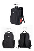 Insular Backpack Multi-Function Diaper Bag for Mom and Dad (Black)