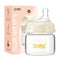 COMI Natural Glass Baby Bottles for Breastfeeding Babies,Newborn Anti-Colic Baby Bottle Set