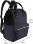 ZQYTGFDC Backpack Solid dark green Multifunctional Nappy - Large Capacity Diaper Bag with Mums & Dads, Travel