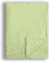 Soft Minky Baby Blanket for Boys Girls, Star and Moon Printed 30 x 40 Inch Receiving Blanket (Green)
