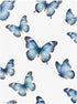 CZXW 52" 28" Blue Butterflies Crib Sheets Fitted x Natural Cotton Soft & Breathable for Baby Crib Mattress