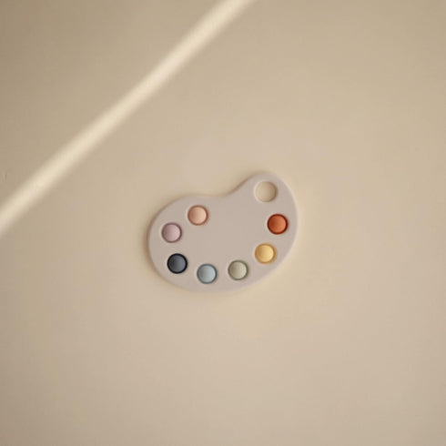mushie Paint Palette Press Toy by mushie