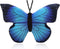 zhidiloveyou Kawaii Butterfly Stuffed Animal Plush Toy, Blue Butterfly Pillow Gift, 16×12 inch