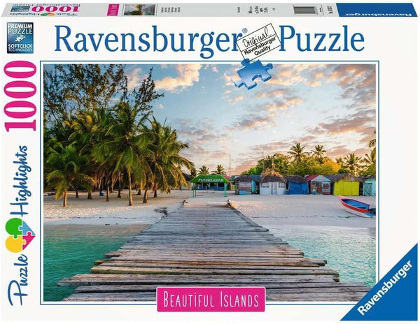 Ravensburger 1000 Piece Caribbean Island Jigsaw Puzzle for Adults & Kids Age 12+