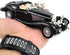 1:28 Scale Pullback Diecast Metal Antique Classic Model Cars - Collectible Toy Gifts (Black, Length 6.5in)