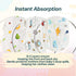 BLESSIQUE INTERNATIONAL 5 100% Blessique Baby Burp Cloths Pieces Cotton Muslin Soft Absorbent Burping Cloth for Baby