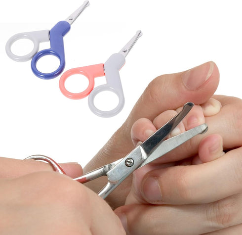 Set 2pcs Trimmer Toddmomy Nail Clippers and Manicure Cutter for Infants, Safety Scissors with Anti-Cut Design, Nail Kit