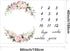 CSFOTO Flowers Baby Monthly Milestone Blanket, 60"x40", Newborn First Year Growth Mat, Baby Shower Memory Keepsake
