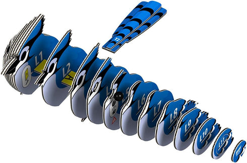 Eugy Blue Jay 3D Puzzle - 26 Piece Eco-Friendly Educational Toy for Kids Ages 6+