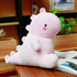 Cute Pink Dinosaur Plush Toys, Fat Stuffed Animals Dolls, Soft Dino Plushie, 12 inch Birthday Gifts for Kids Boys Girls