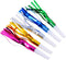 6Pcs Colorful Noise Maker, Metallic Fringed Blowouts Whistles for Birthday Party Favors and Supplies