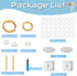 Balloon Arch Stand Kit - 8.2ft & 4.9ft Half Arch Balloon Column Stand with Base for Wedding, Birthday, Baby Showers,