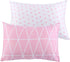 Kids Toddler Pillowcases 2 Pack, Fits 13 x 18 or 12 x 16 Pillows, Pink Link/Dot, by UOMNY