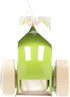 Frog Pull-Along by Hape | Wooden Frog Fly Eating Pull Toddler Toy, 4.6 x 3.3 x 3.8 inches, Green