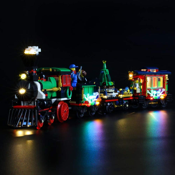 LIGHTAILING Light Set for Creator Expert Winter Holiday Train Building Blocks Model - Led Light Kit Compatible with