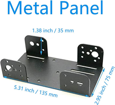 Professional 60mm Mecanum Wheel Car Chassis MC100 for Arduino/Raspberry Pi, Remote Control 4WD Metal Kit