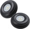 RC Airplane Rubber Tire and Wheel Sets, 2.25 Inch Plastic Hub Wheels for RC Model Aircraft (2PCS)