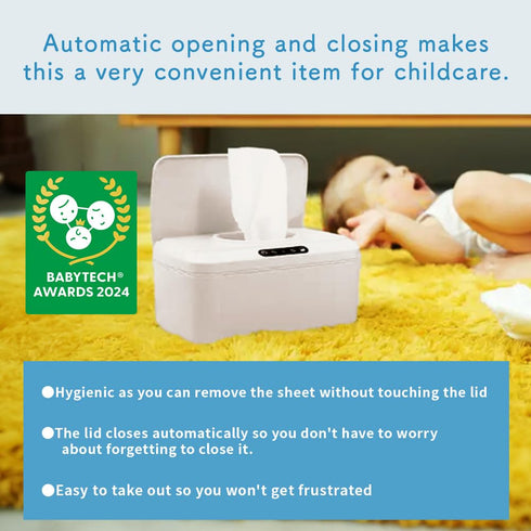 Touchless Automatic Baby Wipes Dispenser - Hygienic Wet Wipe Holder
