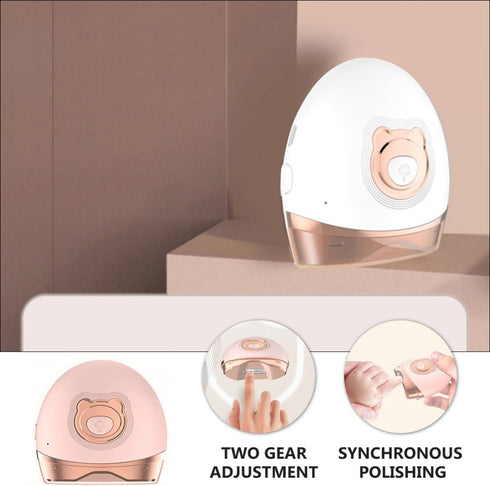 Trimming Electric Automatic Nail Clipper for Newborns and Seniors Safe Nail Tool Ergonomic Design Material for Home Use