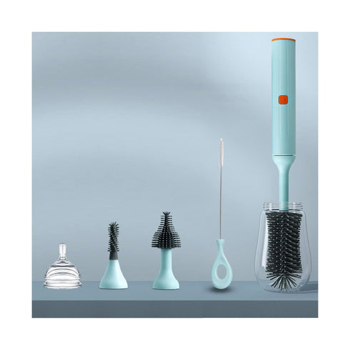 soarup90000 Electric Bottle Brush Cleaner Kit with Rechargeable Baby Bottle Brush Cleaner, Pacifiers