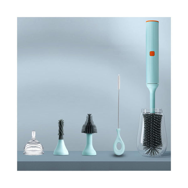 soarup90000 Electric Bottle Brush Cleaner Kit with Rechargeable Baby Bottle Brush Cleaner, Pacifiers