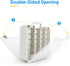 1/64 48-Slot Saichotoy Storage Case for Hot Wheels - Carrying Display Case for Scale Toy Cars, Double-Sided Transparent
