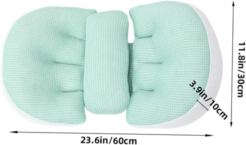 VANZACK 1Set Maternity Pillow with Lumbar Cushion Wedge Comfortable Abdominal Support for Pregnancy Breathable Side