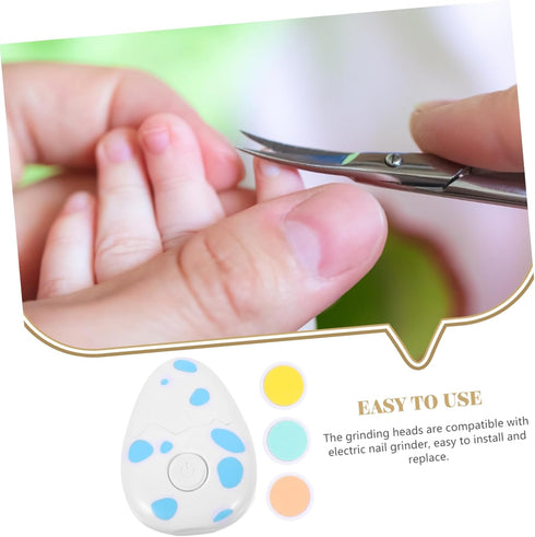 Trimmer Sosoport Electric Nail for Safe Portable Nail Polisher Replaceable Grinding Heads for Manicure for Fingernails