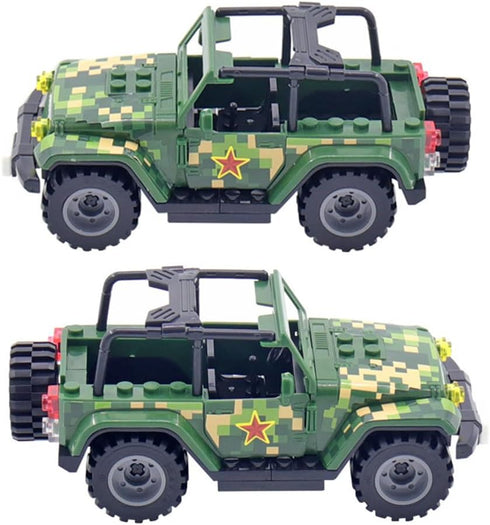 Armored Vehicle Building Block Military Toy, Age 6-12+, Army Battle Brick Model Gifts for Boys