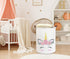 CLOCOR Pink Unicorn Laundry Basket, Kids Toy Storage Bin, Baby Girls Dirty Clothes Hamper (Pink Unicorn)