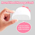 Set, Baby Hair Brush and Comb Soft Bristles Cradle Cap Brush for Newborns, Toddlers, Baby Registry Gift (Rose Red)
