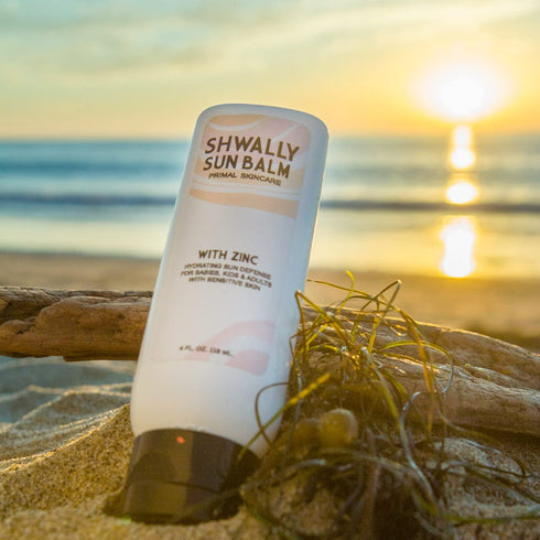 Zinc & Avocado Mineral SunBalm 30 SPF, Real Primal Sun Lotion, 100% Grass Fed Tallow, Avocado Oil, 4 Oz