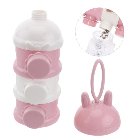 Large Capacity Portable Milk Powder Storage Container with Funnel