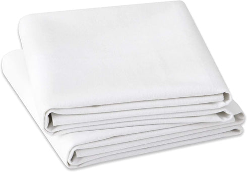 Flannel Protector Pad100 Waterproof Mattress Protector Pad, One Size, 34" X 54"-2Pack