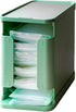 Dew & Dawn Breastmilk Freezer Organizer-Sage Green Storage Tower w/ Metal Freeze Tray, Breast Milk