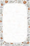 Mazeann 52" 28" 9" Ghosts Pumpkins Halloween Crib Sheets Soft Breathable Fitted Baby Crib Sheets Mattress Cover