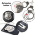 3 Otters 6PCS Police Pretend Play Toy Set, Cop Accessories, Metal Handcuffs for Kids