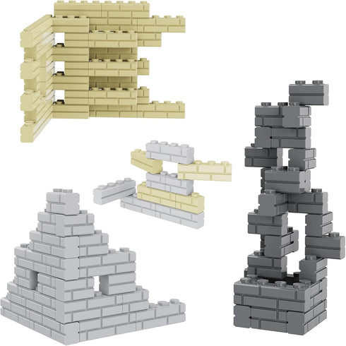 Classic Building Bricks, 300 Pcs Masonry Profile Bricks, Wall Blocks Compatible with Lego Parts and Pieces