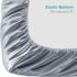 Hair,2 Pack Satin Mini Crib Sheets for Baby Ultra Soft Fitted Mini Crib Sheet for Baby, Machine Washable Grey & Pink